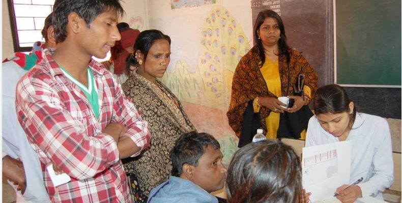 Health check-up camp organized Naad Foundation in Chandigarh in Feb 2012