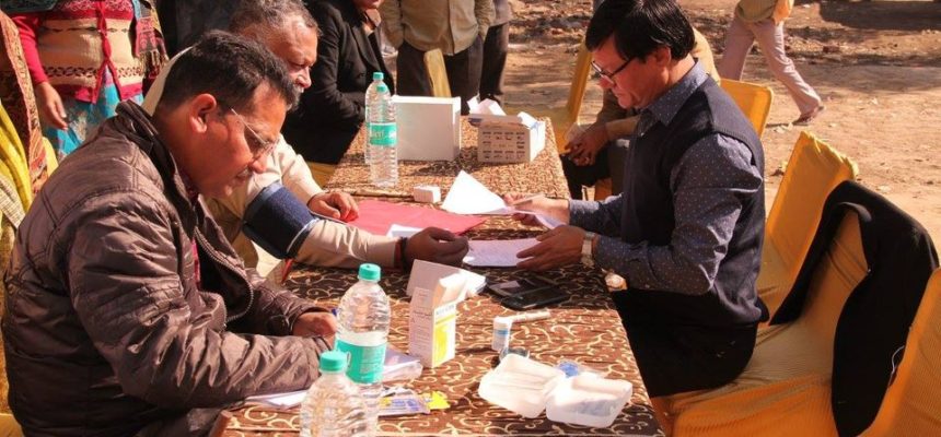 Naad Foundation Organized Medical Camp at Sangam Vihar, Delhi in Dec 2017